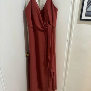 Jenny Yoo Rust Bridesmaid dress